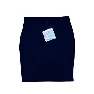 Missguided Black Scuba Mini Skirt